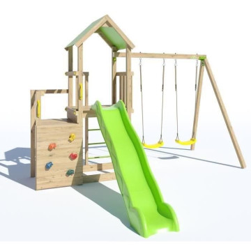 Aire de jeux en bois 2,20 m...
