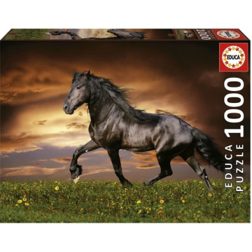 CHEVAL AU TROT - Puzzle de...