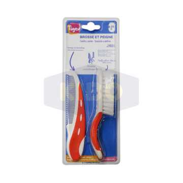 Set Brosse et peigne pure soie