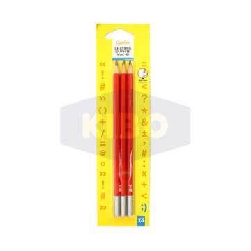 3 Crayons graphite mine HB