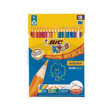 18 Crayons de couleur...