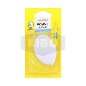 Gomme plastique ovale