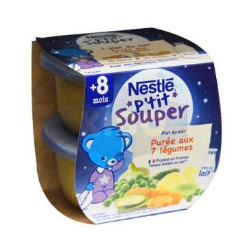 P'tit souper purée soir 2x200g