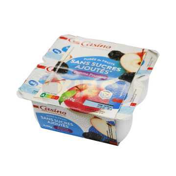 Purée de pomme pruneau 4x90g
