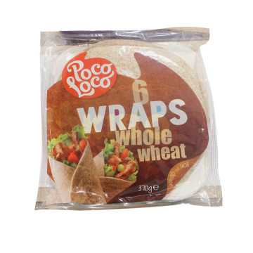 6 Wraps au blé complet...