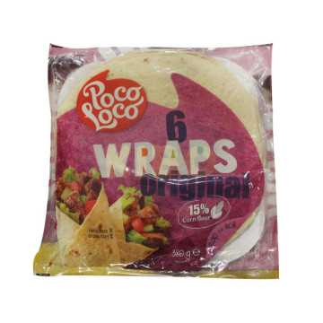 6 Wraps original à la...