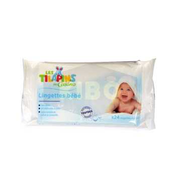 Lingettes bébé x24