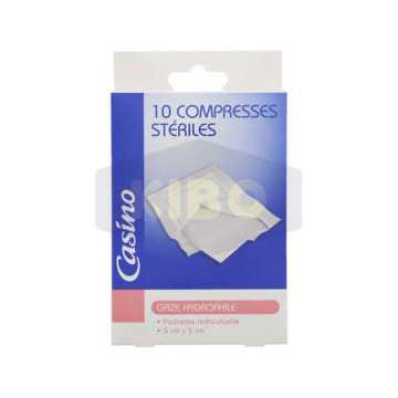 Compresses stériles x10
