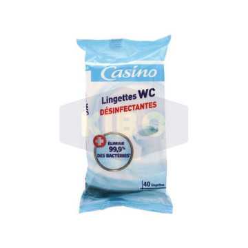 Lingettes désinfectantes WC