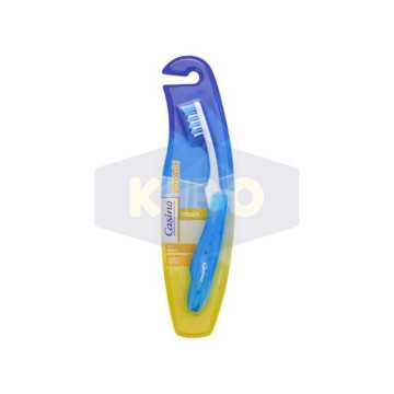 Brosse à dents pliable médium