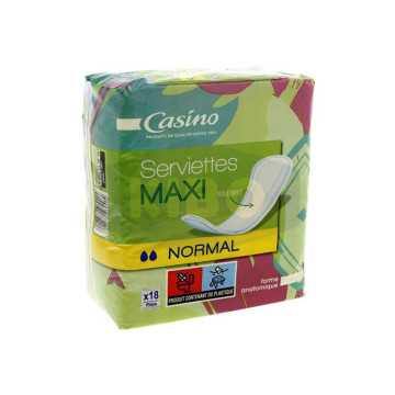 Serviettes hygiéniques Maxi...