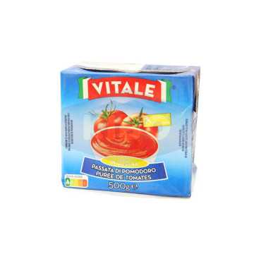 Purée de tomates en brique...