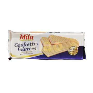 Gaufrettes fourrées vanille...