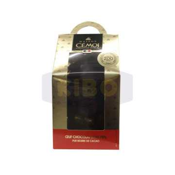 Grand uf en chocolat noir...