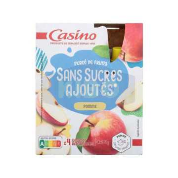 Purée de fruits pomme sans...