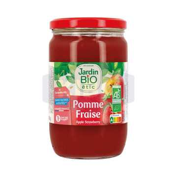 Compote Bio pomme fraise 680g