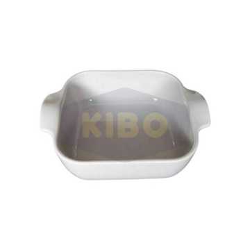 Plat carré gris foncé 24cm
