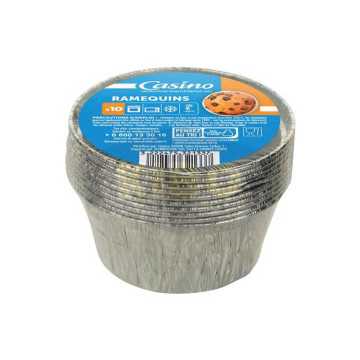 Ramequins aluminium 10 pièces