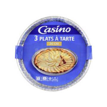 Plats à tarte Ø26cm 3 pièces