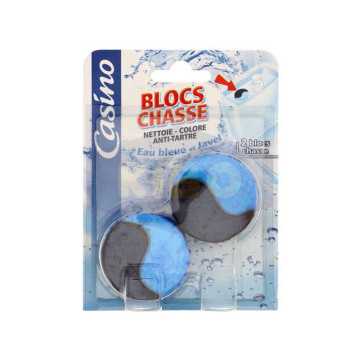 Blocs chasse eau bleue et...