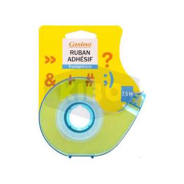 Ruban adhésif transparent 7,5m
