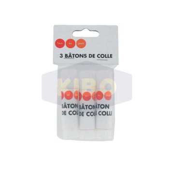 Bâtons de colle blanche 3x9g