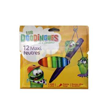 Maxi-feutres coloriage x12