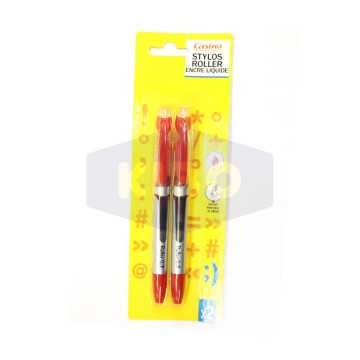 Stylos roller rouge encre...