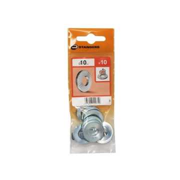 Lot De 10 Rondelles Acier...