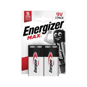 Lot De 2 Piles Alcaline 9 V...