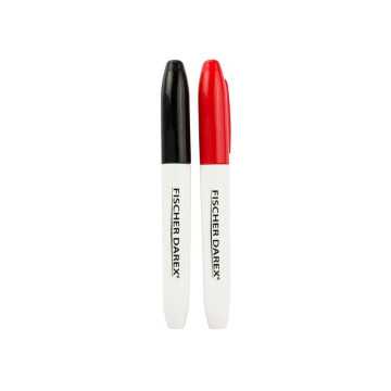 Lot de 2 marqueurs rouge et...