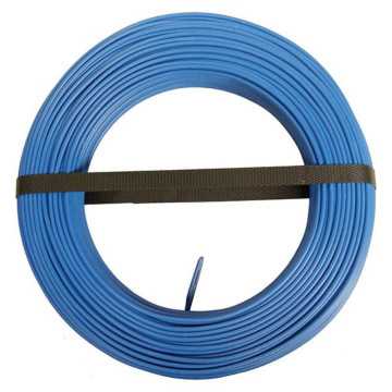 Fil isolé 6mm² rl 100ml bleu