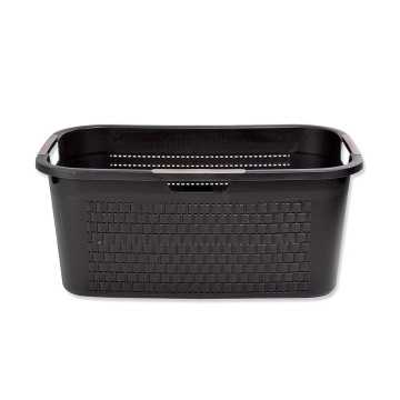 Panier linge 40L noir...
