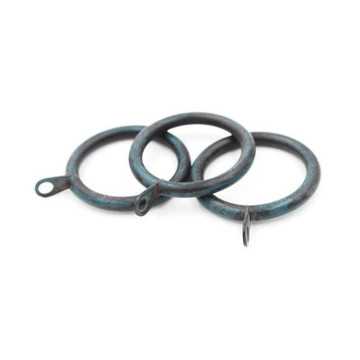 Anneau fer D40mm vert vieilli