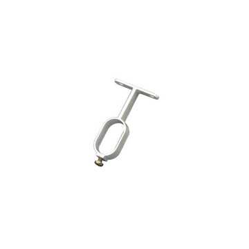 Support tube penderie blanc...