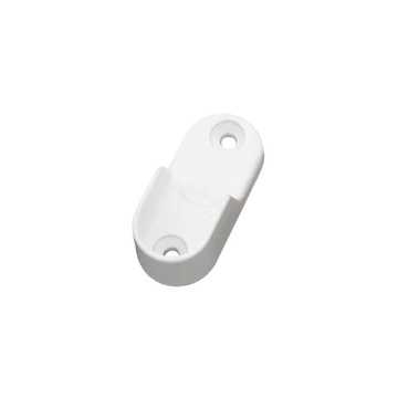 Support tube penderie blanc...