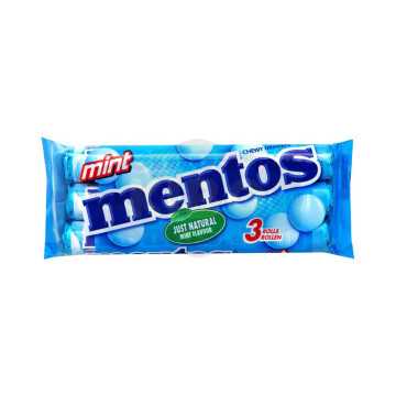 Bonbons à mâcher menthe 3x38g