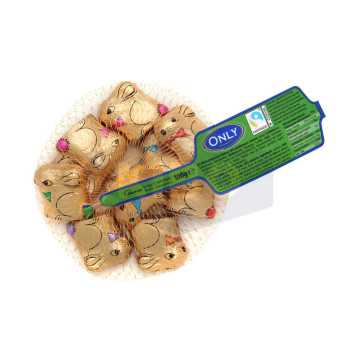 Lapins en chocolat au lait...