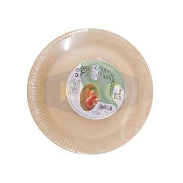 Assiette plate Kraft Ø23cm...