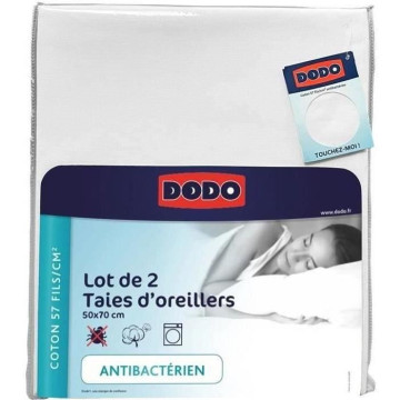 LOT DE 2 TAIES D'OREILLER...