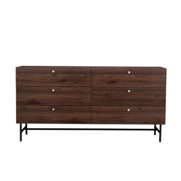 Commode 6 tiroirs - Bois et...