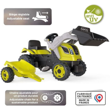 SMOBY Tracteur a pédales...