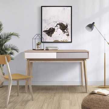 Bureau avec 2 tiroirs -...
