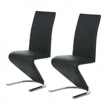Lot de 2 chaises - Simili...