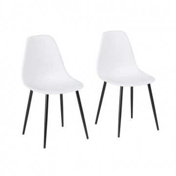 Lot de 2 chaises blanc - L...