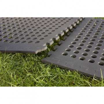MOTTEZ Lot de 4 tapis en...